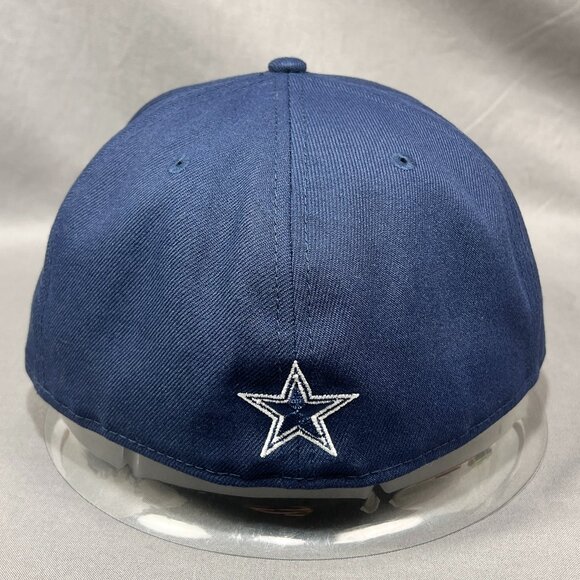 Dallas Cowboys NFL New Era Reflective 59Fifty Teams Texas  Dallas Cowboys New Era NFL Fitted 7 3/4 Hat Cap 5950 Metal State Badge Logo Mens